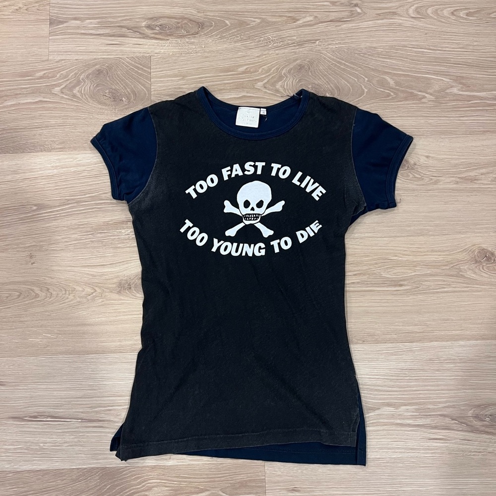 Vivienne Westwood Black and Navy Skull Tee